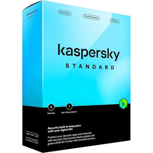 Kaspersky Standard – 3 Devices / 1 Year (KL1041Q5CFS-PAPDVDnoCD)