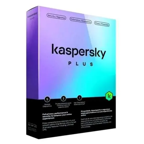 Kaspersky Plus – 1 Device / 1 Year (KL1042Q5AFS)