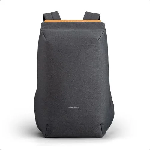 Kingsons 15.6" Anti Theft Series Laptop Backpack - Black