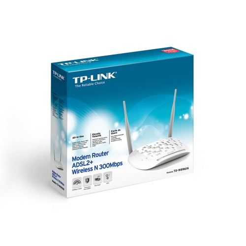 TP-Link 300Mbps Wireless N ADSL2+ Modem Router