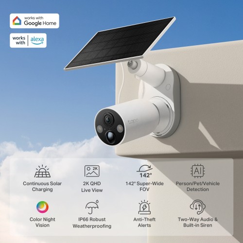 TP-Link Solar-Powered Security Camera Kit